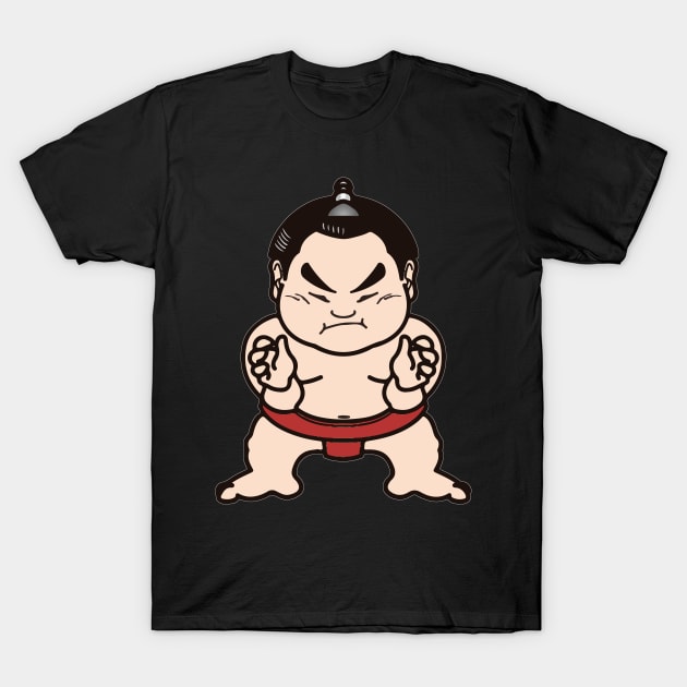 Sumo wrestler T-Shirt by piksimp